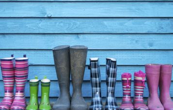 colorful wellies