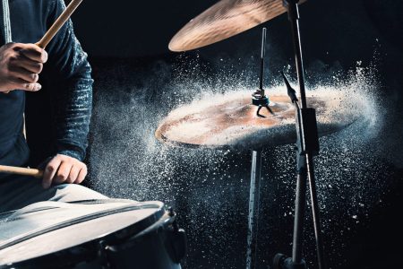 into drumming