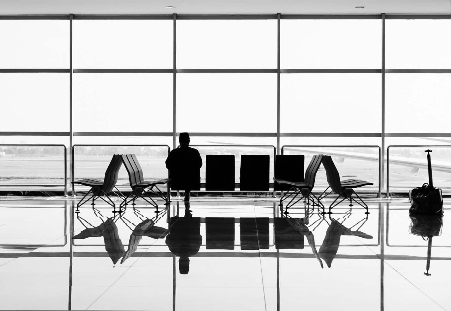 inside the airport