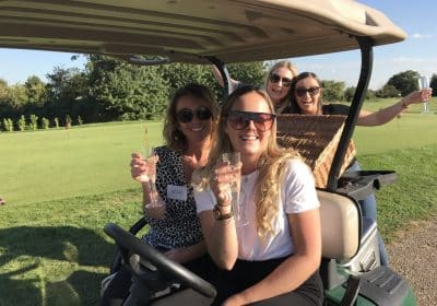 Women enjoying their drinks