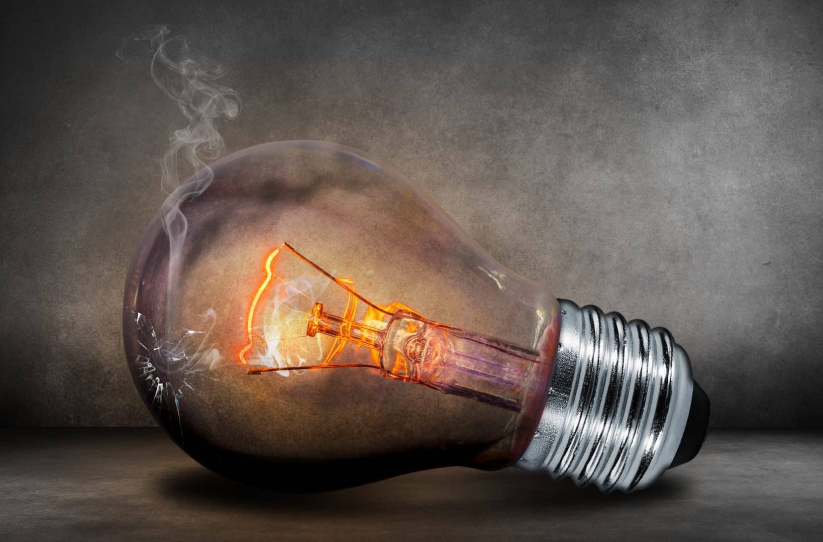 cracked bulb
