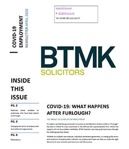 BTMK Employment Newsletter April 2020