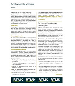 BTMK Coronavirus employment update 27th May 2020