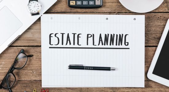 estate planning written n a paper