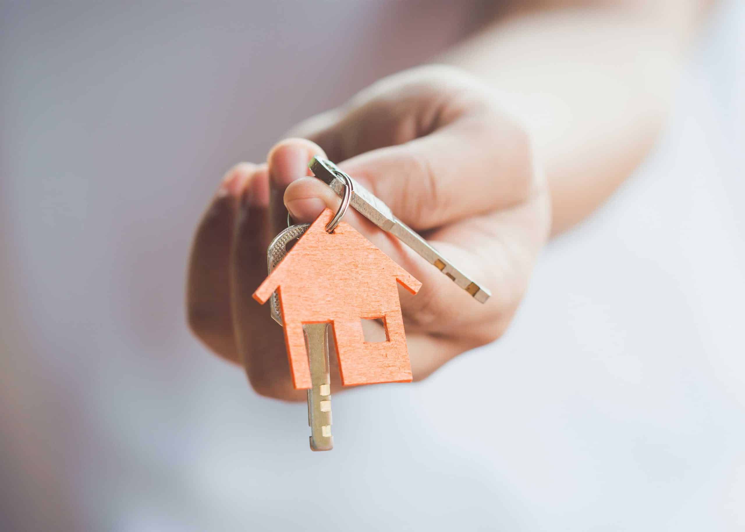 a house keychain