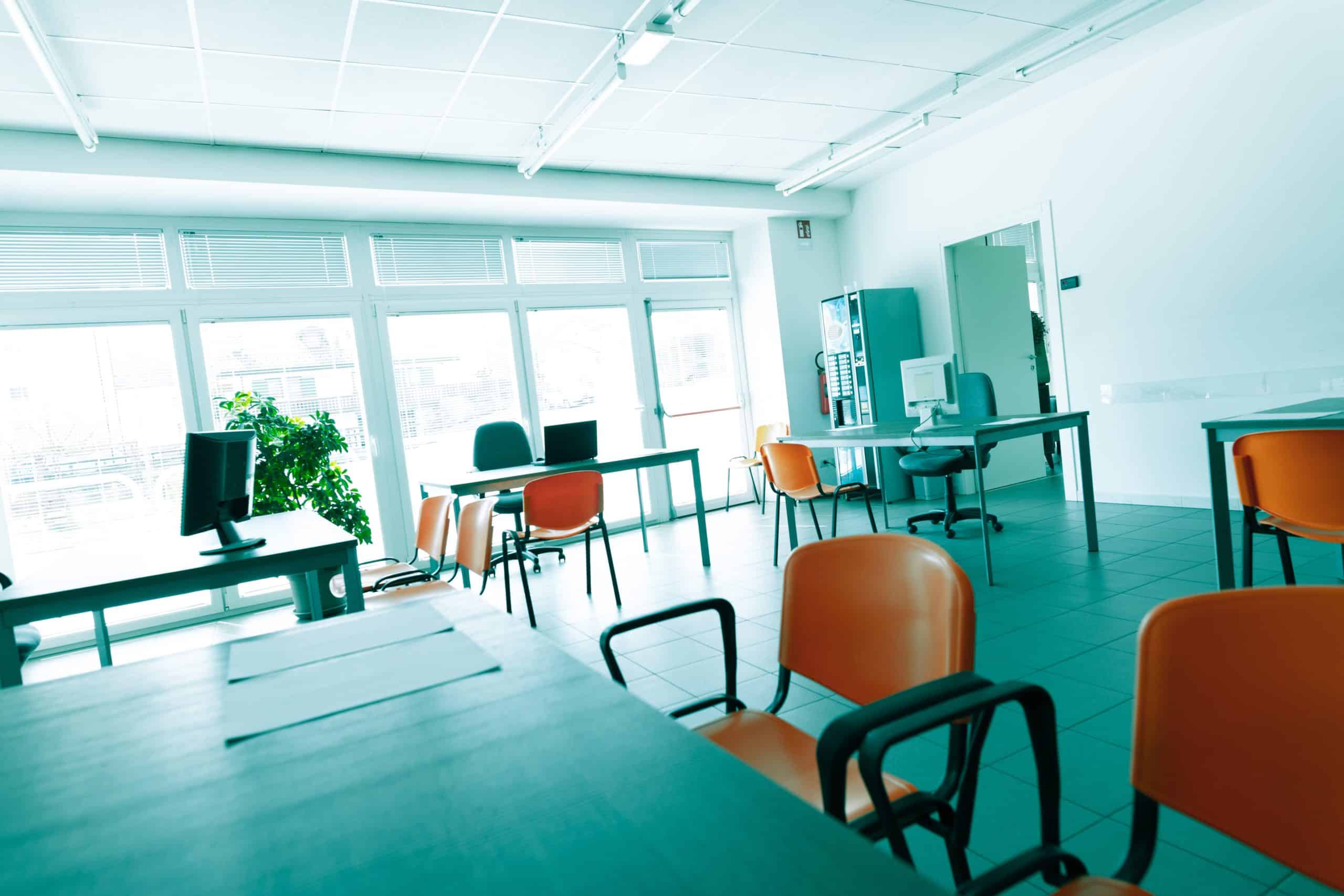 inside of the office view
