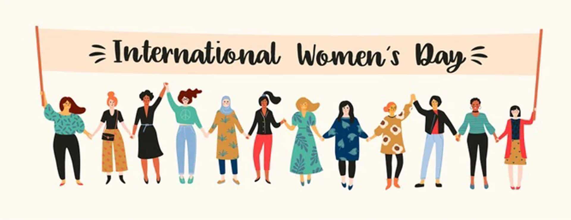 international womens day art design