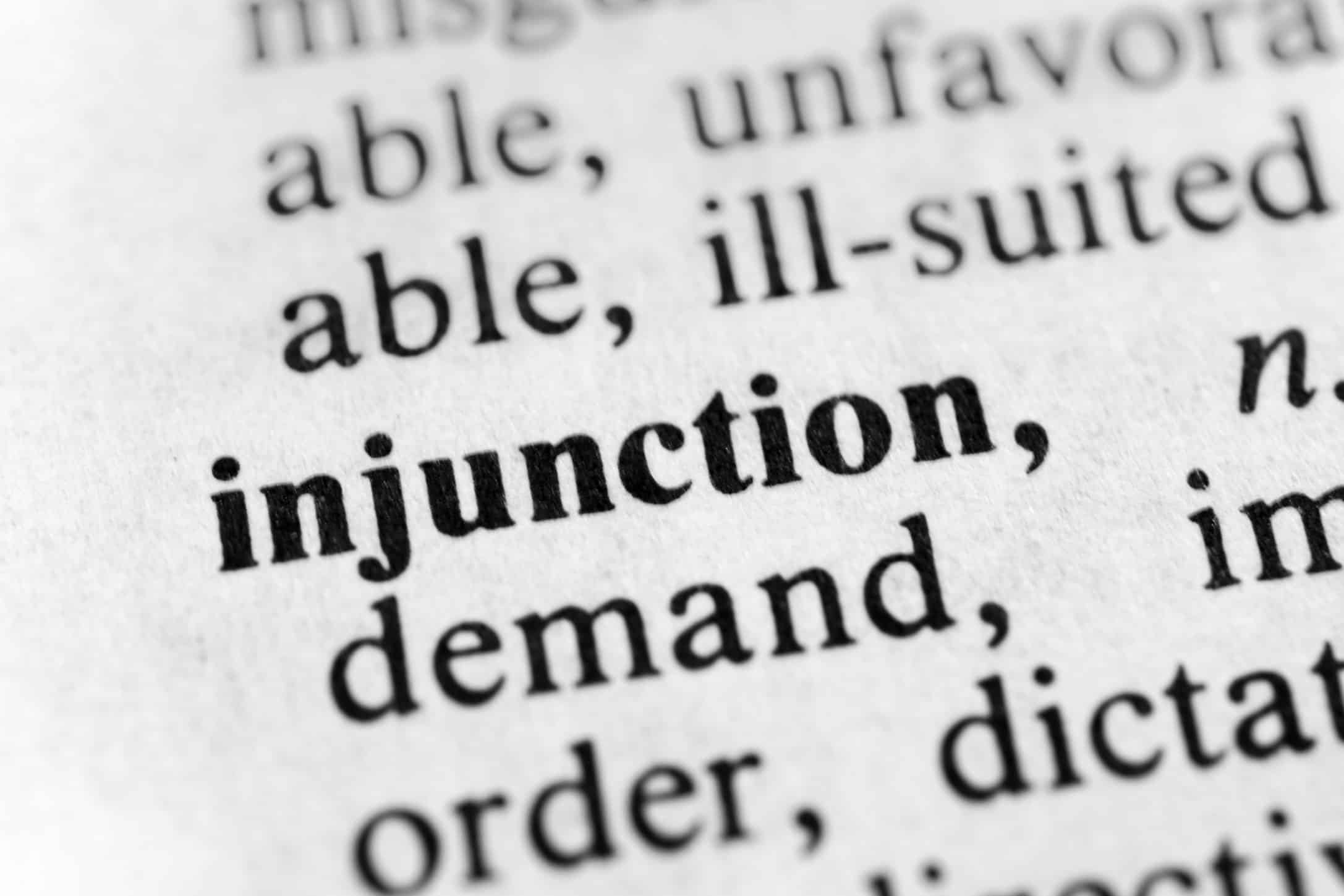 injuction