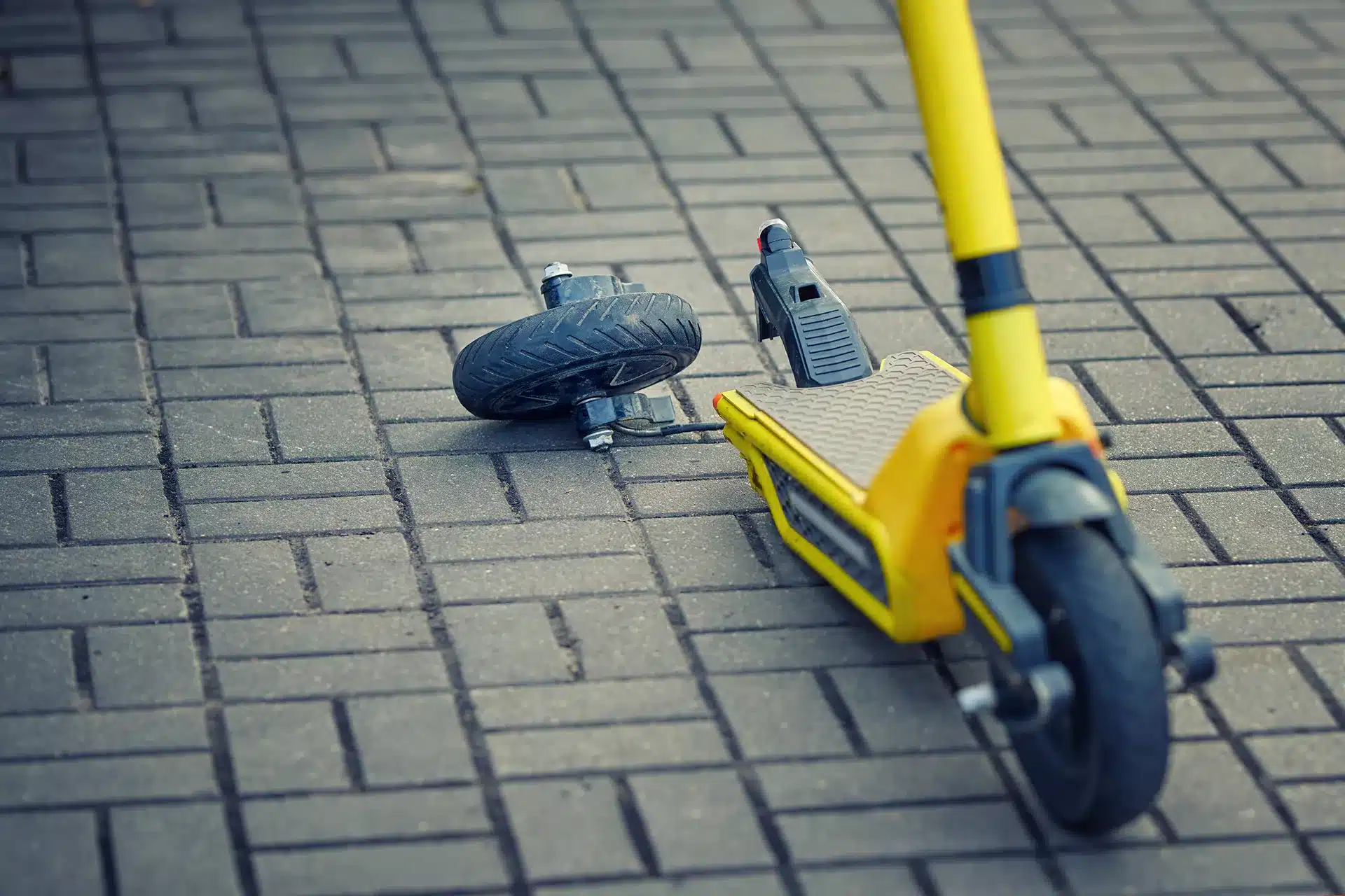 broken scooter
